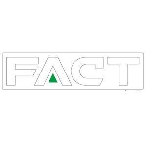 エバーグリーン(EVERGREEN) FACT ボートディカル サイズ: 210mm カラー: ホワイト 切り文字タイプのディカル