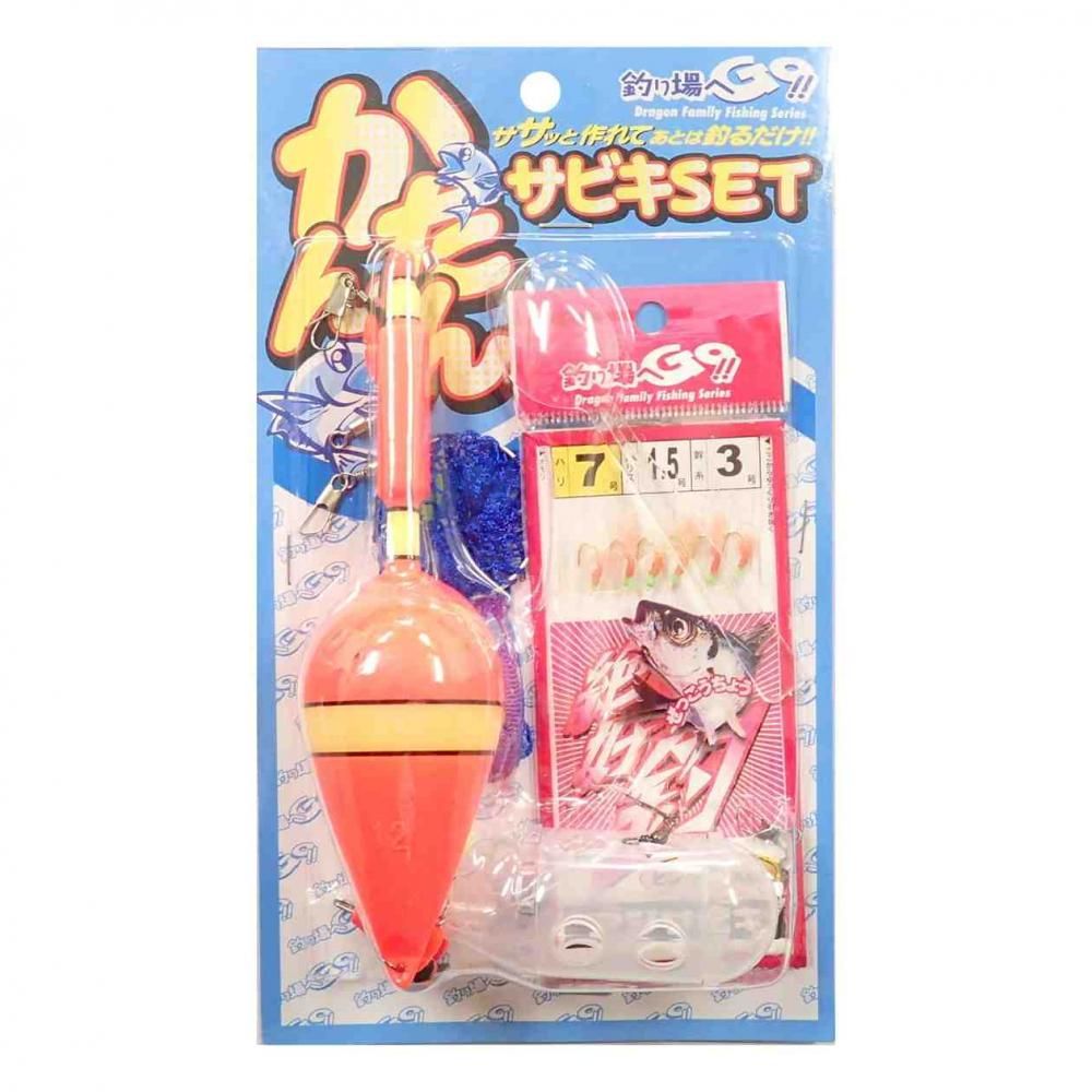 マルシン漁具 カンタン サビキセット C 7号