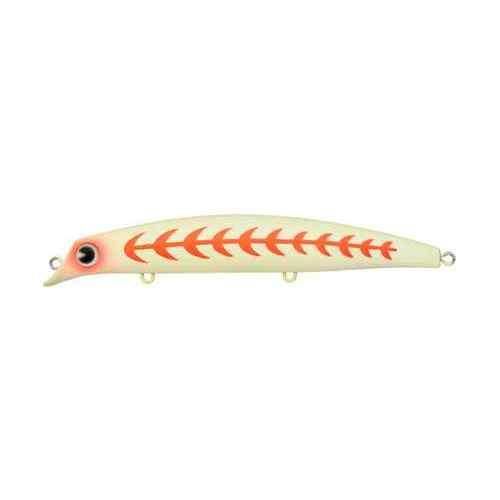 全長: 120mm重量: 17g レンジ: 70~90cm タイプ: フローティング アクション: ウォブンロール フック: #6 リング: #3 メインターゲット: シーバス 推奨エリア: 干潟/河口/河川/サーフ/磯/オフショア カラー: #RP238 ボーングローボーンメーカー品番: 1004238 キング・オブ・ソルトウォーターミノー。 空気抵抗の少ないリップレスによる驚異の飛距離。 レードルリップが独特な釣れるアクションを生み出す。 国内にとどまらず、あらゆる魚種を魅了! ima独自のレードルリップとタングステンウエイトを採用したsasukeシリーズの代表作。 魚種や場所を選ばない汎用性も非常に高く、シーバス、フラットフィッシュ、青物などにとどまらず、淡水や海外でもあらゆる魚種を釣りまくるimaが誇るモンスタールアーです!