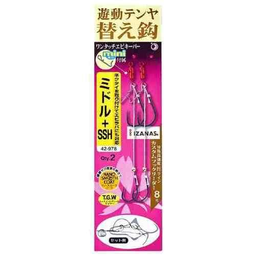 GAMAKATSU がまかつ 桜幻 遊動鯛テンヤ 替え鈎 SSH M (ミドル)