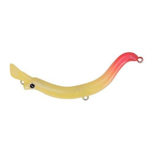 ゆっくり巻いて魚に魅せる、もうひとつの「ニョロクレイジー」(57SS)反応はするが口を使い切らない魚をバイトに持ち込むスローシンキングモデル自重2.6gシンキング(57S)よりゆっくり巻くことができ、特に表層~中層でのレンジキープ力が高いボトムトレースも得意ゆっくり巻いてもアクションを損なわずに底をなぞることができる和田テスターが提唱するシェイキングメソッドにも対応スローテンポで180度ヘッドをターンさせながら魚にアピール!