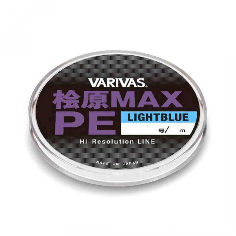 VARIVAS バリバス 桧原MAX PE 30m 0.175号 ライトブルー