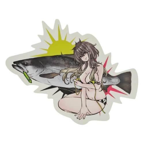 J-like Product ジェイライクプロダクト フィッシュアートステッカー サクラマス