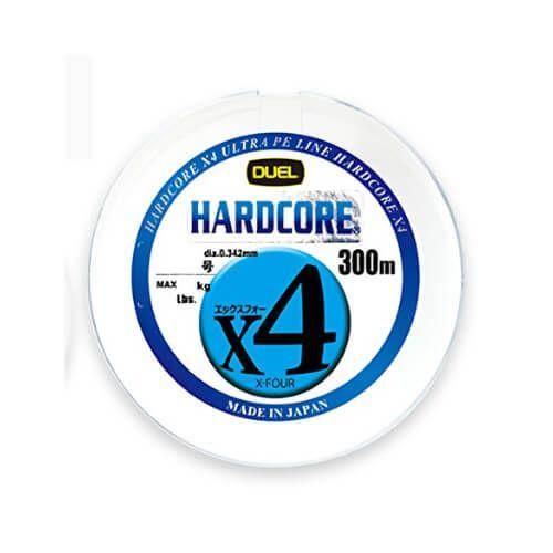 DUEL デュエル ハードコア X4 300m 1.5号 5CBL 5色イエローマーキング (H3385N-5CBL)