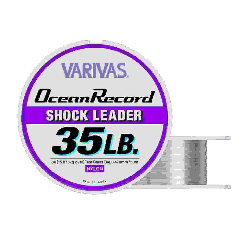VARIVAS バリバス オーシャンレコード ショックリーダー 50M 35LB/8