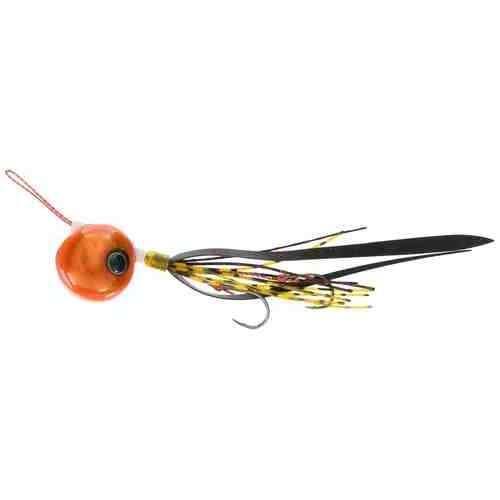 JACKALL ジャッカル 鉛式 ビンビン玉 スライド60g F182 オレンジオレンジ/真っ黒レッドT+