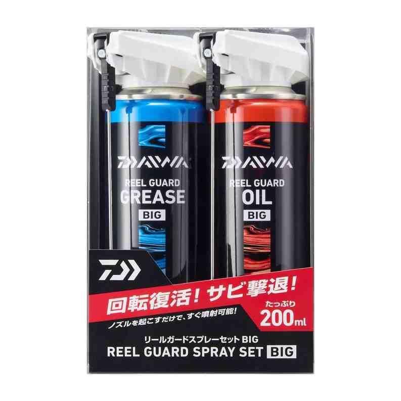 リール用オイル＆グリスの徳用BIGサイズ。優れた潤滑性能でリールの耐久性を向上させる。 内容量: 200ml × 2本 簡単切り替え2wayノズルを採用 ノズル紛失防止キャップ付き 極細注入ノズル仕様 オイルは高い浸透性を発揮 グリスは優れた防錆性を発揮 スペック 内容量: 200ml × 2本 メーカー品番: 07753213