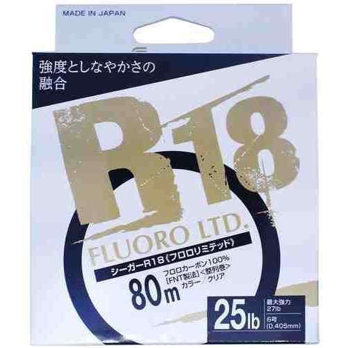楽天市場】シーガー r18 フロロリミテッド 25lbの通販