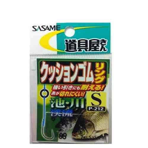 溪流や池で使用できるクッションリング。 魚の引く力を吸収する設計 細いハリスの使用が可能 入数: 7サイズS スペック 本体サイズ: 66×90mm メーカー品番: P-212