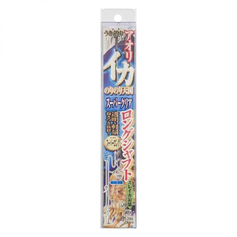 クリア天秤のロングタイプが登場。活きアジとの相性が良く、釣りの効率を高めるアイテム。 全長: 1.2m 号数: スーパーロング ハリス: 3 仕様: 4本鈎×1セット 鈎、パーツ: スティックイカリ（太軸）（黒） 天秤の長さ: 190mm スペック カラー: ブラック系