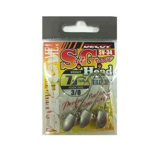 DECOY デコイ SV-34 SGヘッド 3/0-1/4oz(7g)