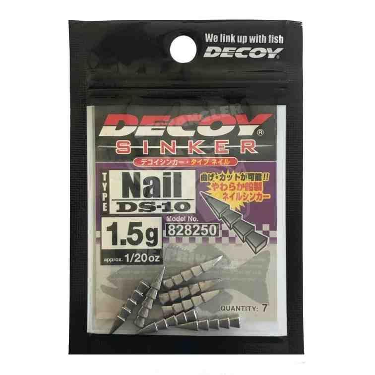DECOY デコイ DS-10 デコイシンカー タイプネイル 1.2g