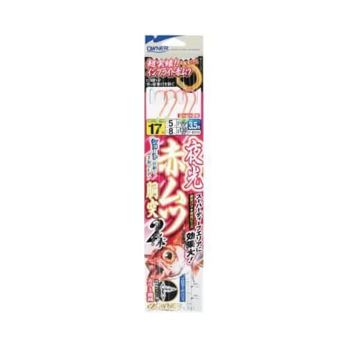 OWNER オーナーばり 36312 夜光赤ムツ胴突2本仕掛 18-6