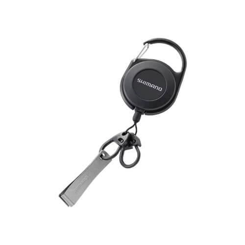 SHIMANO シマノ UH-203W カラビナリール ラインカッター付 ブラック