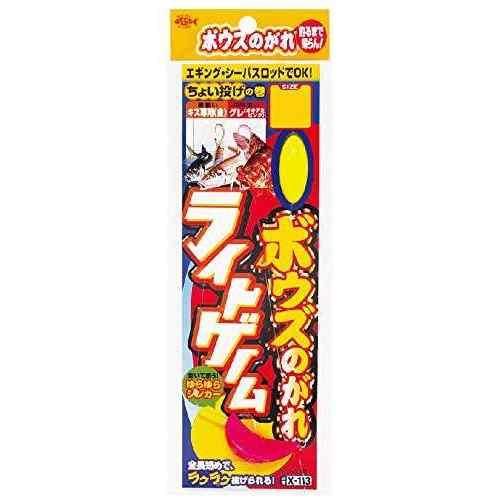 中層・底を狙った釣りに適したロッド。ちょい投げでの使用が可能。 号数: L 上鈎: グレ（オキアミ） 6号 下鈎: キス専用（金） 9号 ハリス: 2号 モトス: 4号 オモリ: 30g 全長: 0.7m 仕様: 2本鈎×1セット 付属: ゆらゆらシンカー