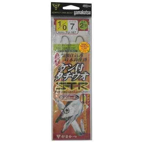 GAMAKATSU がまかつ ケン付タチウオ ST-R(ナノスムースコート) 1本仕掛 TU167 #1/0