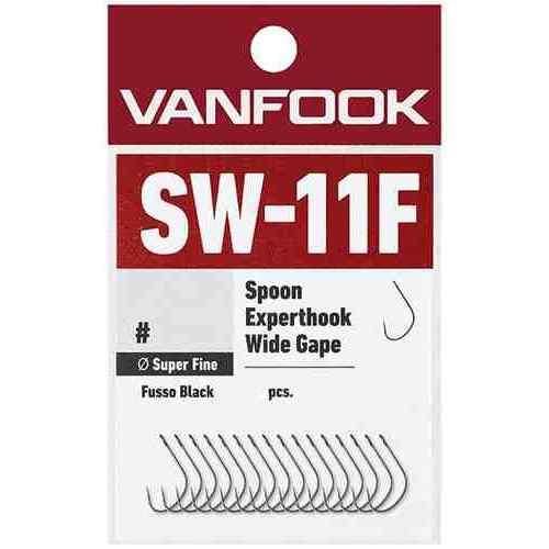 VANFOOK ヴァンフック SW-11F スプーンエキスパート ワイド スーパーファイン #8 50本入 フッ素ブラック