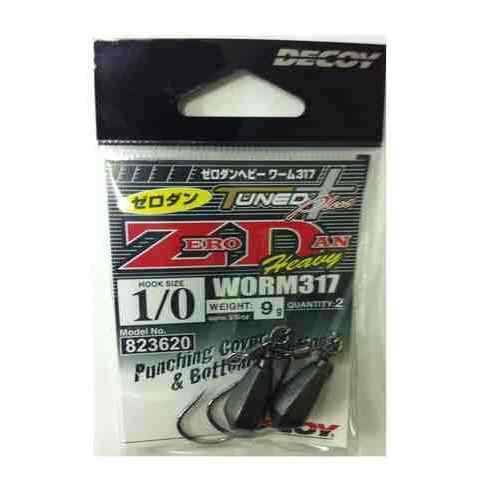 DECOY デコイ ワーム317 ゼロダンヘビー1/0-9g