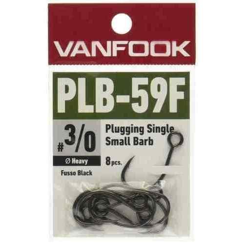 VANFOOK ヴァンフック PLB-59F プラッギングシングル ヘビー #3/0 フッ素ブラック