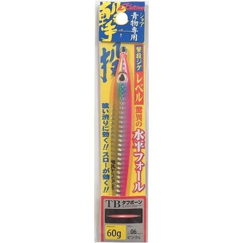ウェイト: 60g 形態: ルアー カテゴリー: ソルトウォーター 対象魚: ヒラマサ、ブリ、マグロ、GT、太刀魚 カラー: 06 ピンクGメーカー品番: 31872 特徴: レベルの目指したものはタメのきく水平フォール。スローなジグ操作で真価を発揮。タフで飛ばなくてはならず、軽快さも求められる。繊細な操作を極めることができるフロントウェイトジグ「レベル」。 魚種: [ブリ] カラー: [グリーン系] ルアーの種類: [メタルジグ] ルアーカラー: [緑系]