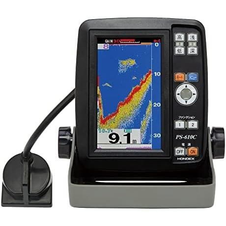 HONDEX ホンデックス ポータブルGPSプロッター魚探 PS-610C II