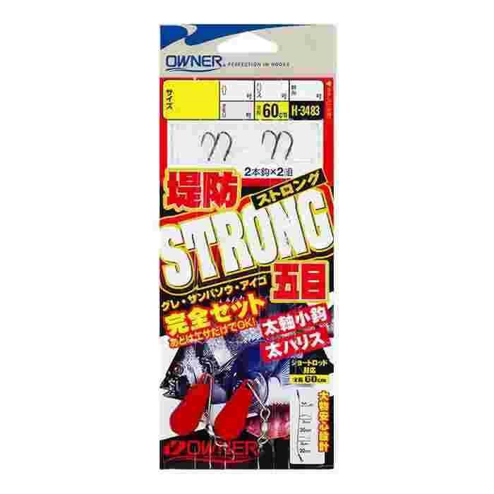 パワー系の魚に対応した安心設計の釣具。 グレ、サンバソウ、アイゴなどの大物を狙える すぐに使えるオモリ5号付き 太軸小鈎で口の小さなターゲットに対応 ショートハリスで際まできっちりアプローチ可能 大物にも安心な太ハリス仕様 スペック 号数: M ハリ: 4号 ハリス: 4号 幹糸: 5号 全長: 60cm 使用鈎: アイゴGBサイズM カラー: シルバー系