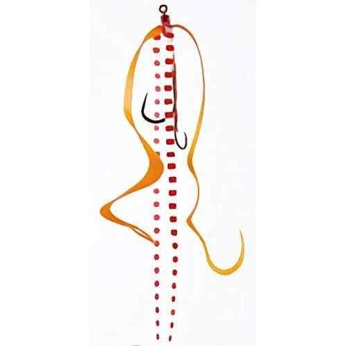 GAMAKATSU がまかつ 桜幻 マルチカーリーネクタイユニット OGN037 #4 紅白&オレンジ