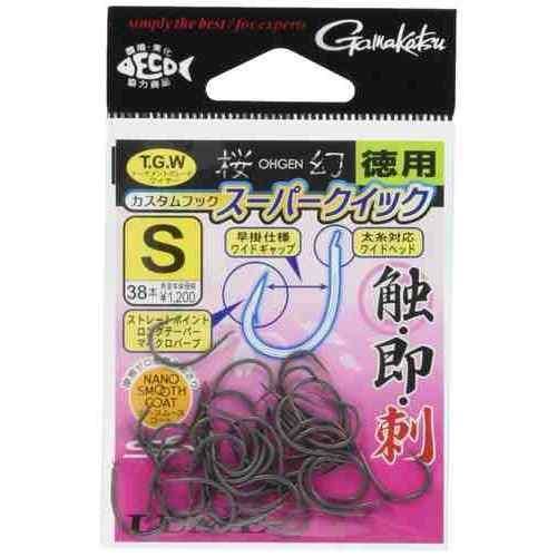 GAMAKATSU がまかつ 徳用 桜幻 カスタムフック スーパークイック(NSC) S