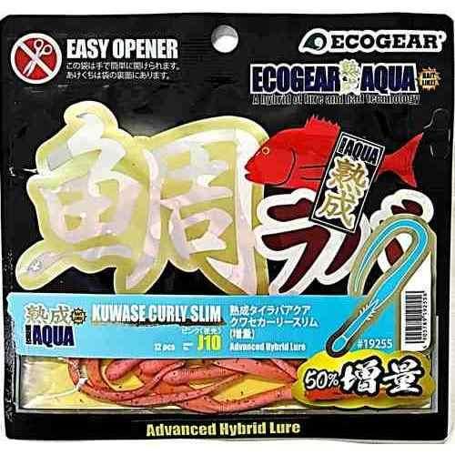 ECOGEAR エコギア 熟成タイラバアクア クワセカーリースリム (増量パック) J10 ピンク (夜光)