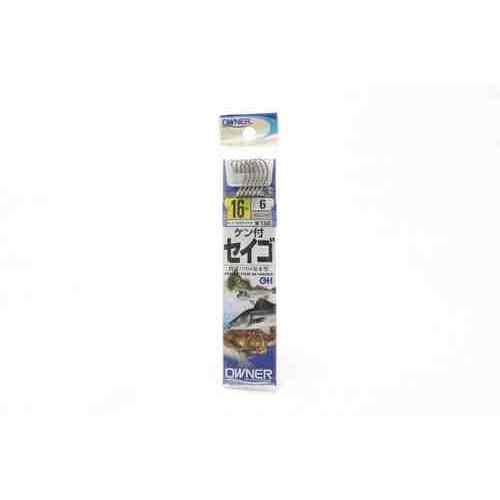 OWNER オーナーばり OHケン付セイゴ(糸付) 白 16号-6 20172