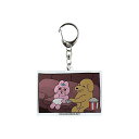 \期間限定P2倍10%offクーポン対象 最大2000円off/おぱんちゅうさぎ チェンジングアクリルキーホルダー 映画館 H5.3×W6.8×D0.3cm 新...