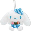 サンリオキャラクターズ ギンガムデニム シナモロール マスコット ぬいぐるみ グッズ おもちゃ *