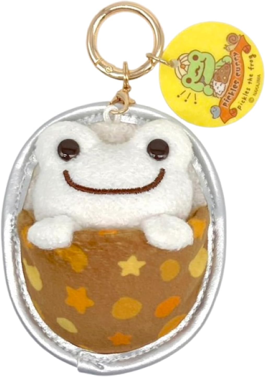 ＼ブラックフライデー期間P2倍最大2000円クーポン／かえるのピクルス スマイルカレーハウス カラビナマスコット カレー ぬいぐるみ グッズ 雑貨 新品 *