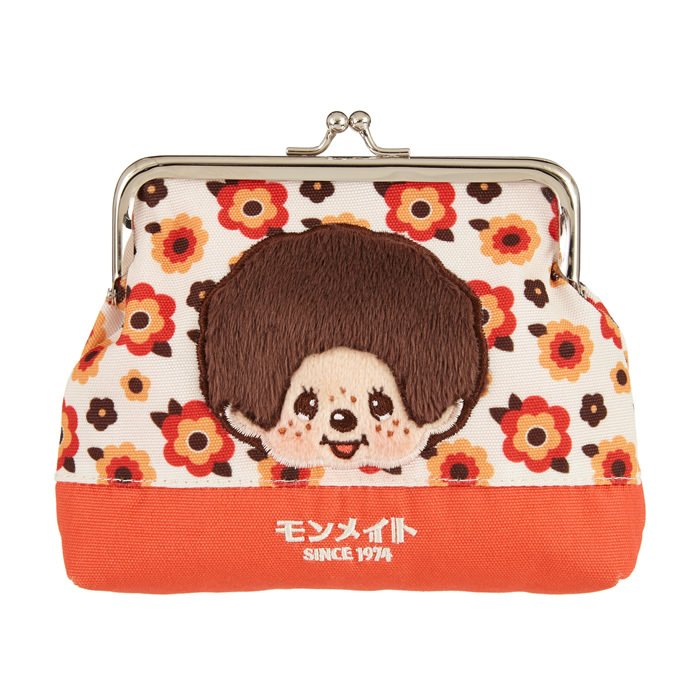 [さらに10%off] モンメイト(オレンジ) モンチッチ がまぐちマルチポーチ H13.0×W15.0×D4.5cm [ぬいぐるみ グッズ おもちゃ 雑貨 キッズ ベビー プレゼント 送料無料]のサムネイル