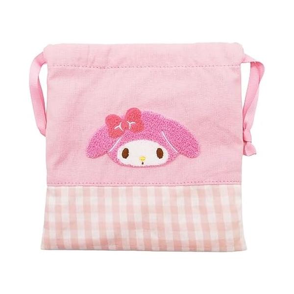 My Melody - ギンガム サガラ 巾着 マイメロディ サンリオ 新品 *即納
