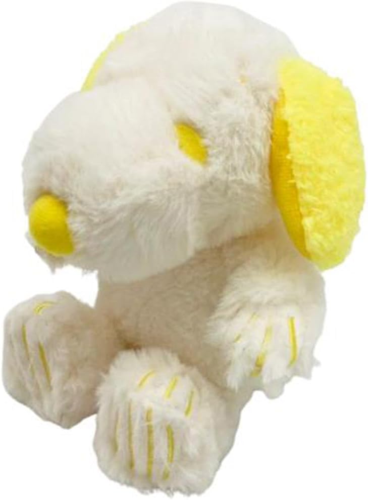 Snoopy - レインボーカラーFUWAKUTA スヌーピー イエロー ぬいぐるみ グッズ 雑貨 おもちゃ 新品 * 即納