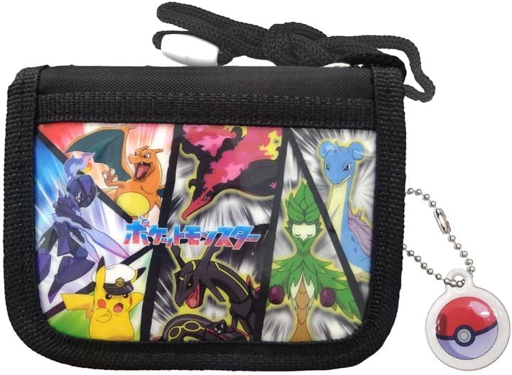 \ブラックフライデー期間P2倍最大2000円クーポン/ポケットモンスター RFウォレット ブラック PM-4443 ぬいぐるみ グッズ おもちゃ 新品 *即納
