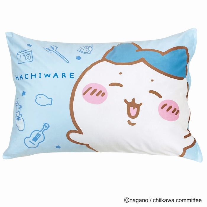 【スーパーSALE限定10%OFF】ちいかわ 枕カバー（ハチワレ） ぬいぐるみ グッズ 雑貨 おもちゃ 新品 *即納