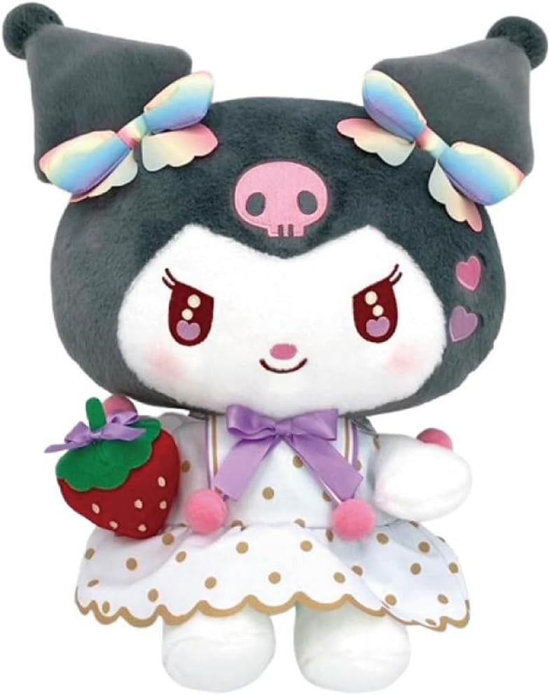 いちご新聞 クロミ サンリオ M ぬいぐるみ グッズ おもちゃ 新品 *