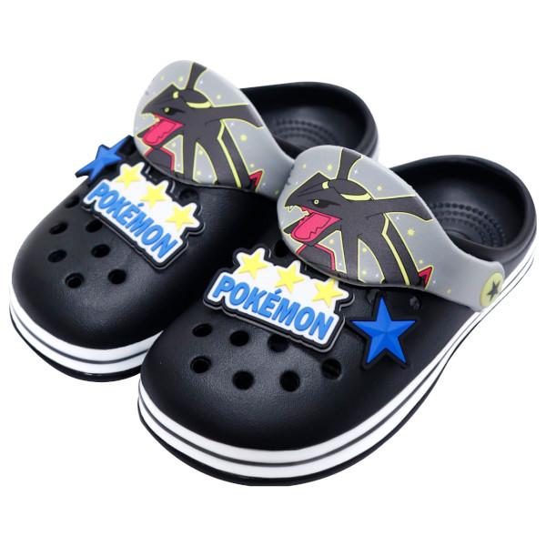 EVAサンダル 黒いレックウザ 子供用 16cm 夏物 ぬいぐるみ おもちゃ 雑貨 新品 * 即納