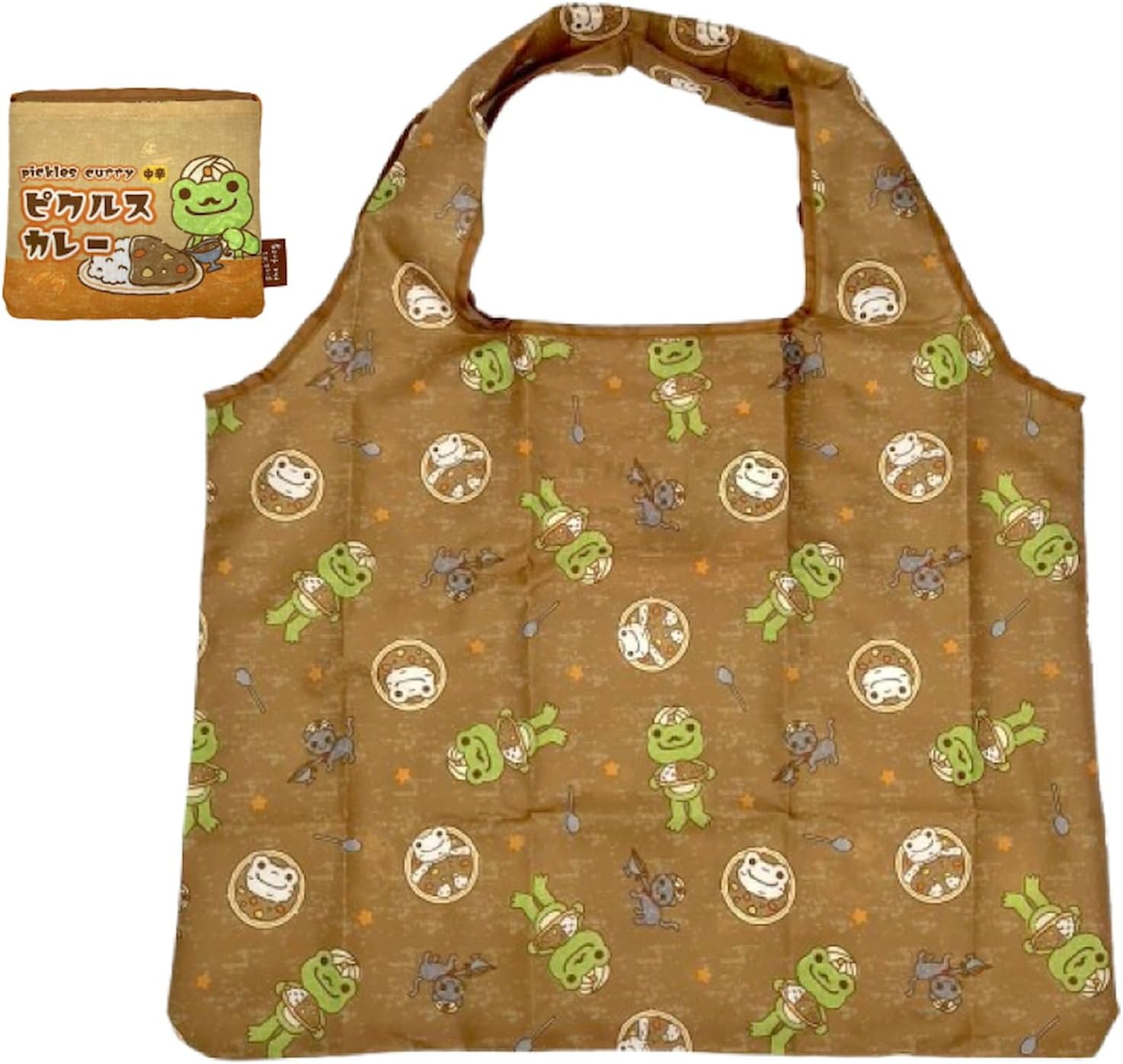＼ブラックフライデー期間P2倍最大2000円クーポン／かえるのピクルス スマイルカレーハウス エコバッグ ぬいぐるみ グッズ おもちゃ*
