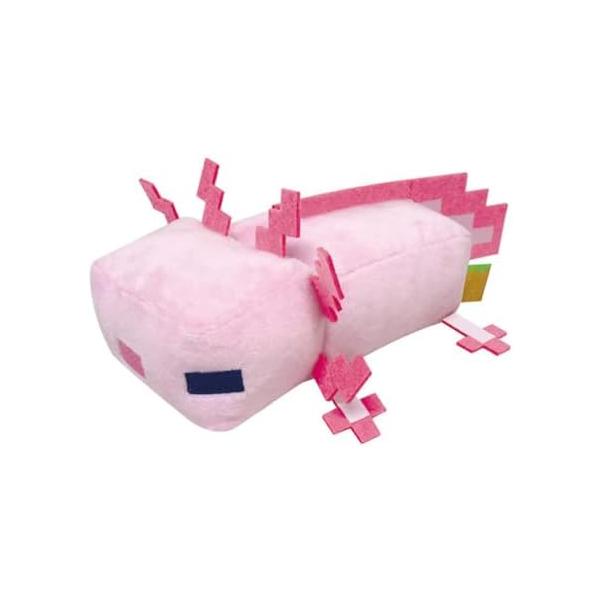 Puppet - Minecraft コレクションぬいぐるみ ウーパールーパー／ピンク マインクラフト ぬいぐるみ グッズ おもちゃ 雑貨 * 即納