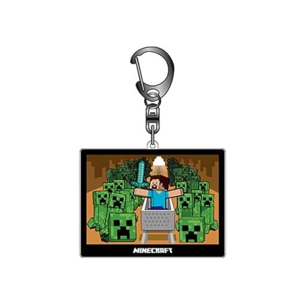 商品紹介 Minecraftのぷっくりったいキーホルダー(場面写)が登場。キラキラオーロラのパッケージ入り。カプセルがぷっくりしているよ。 安全警告 なしサイズ：約H64×W80×D10mm
