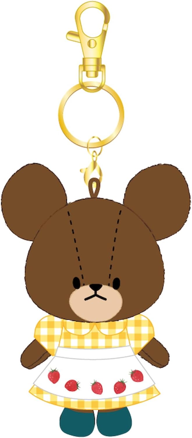 Puppet - くまのがっこう いちご チャームマスコット エプロン ぬいぐるみ グッズ 新品 *