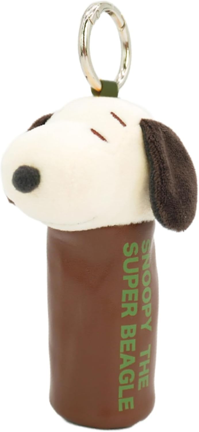 Rakuten - ミニシリンダーキーチェーン スヌーピー モカ ぬいぐるみ グッズ 新品 *
