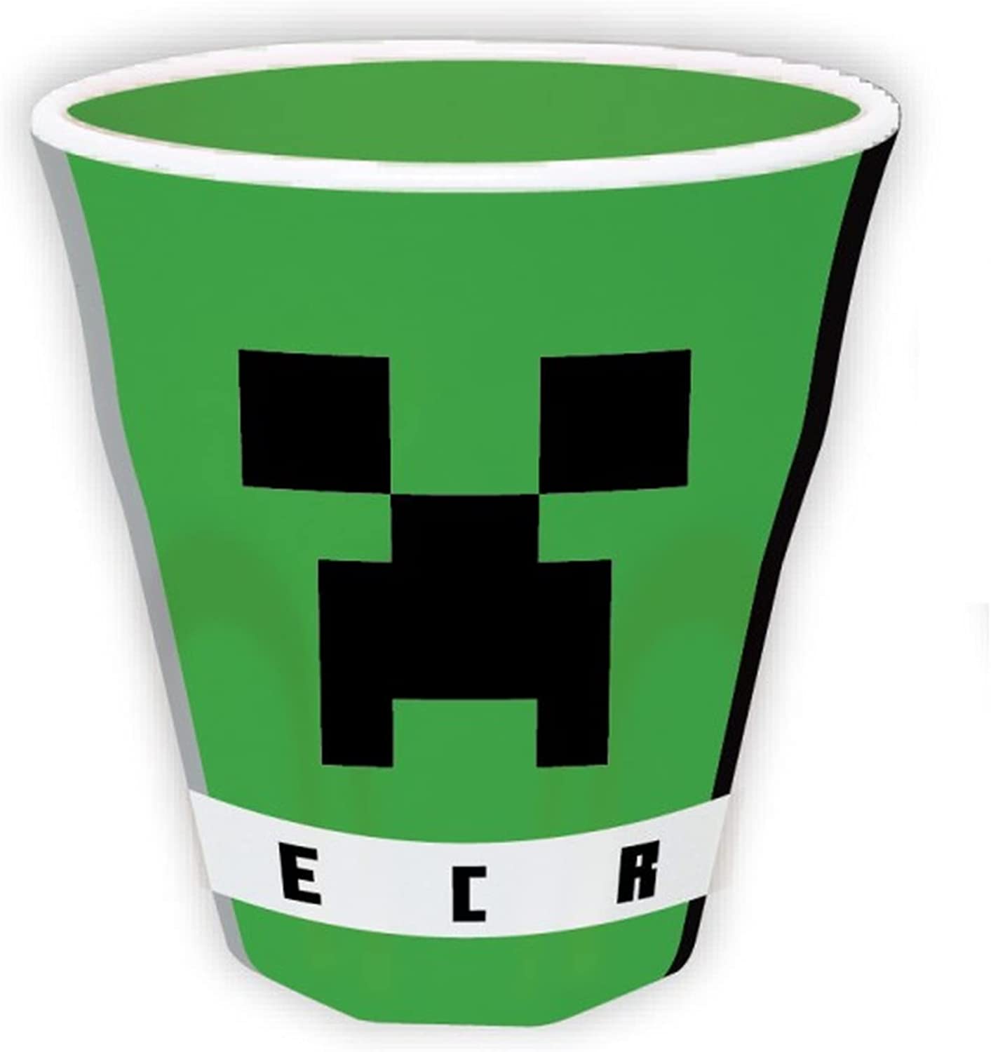 [クーポン利用で10%off][在庫処分]Minecraft メラミンカップ フェイス グリーン 270ml