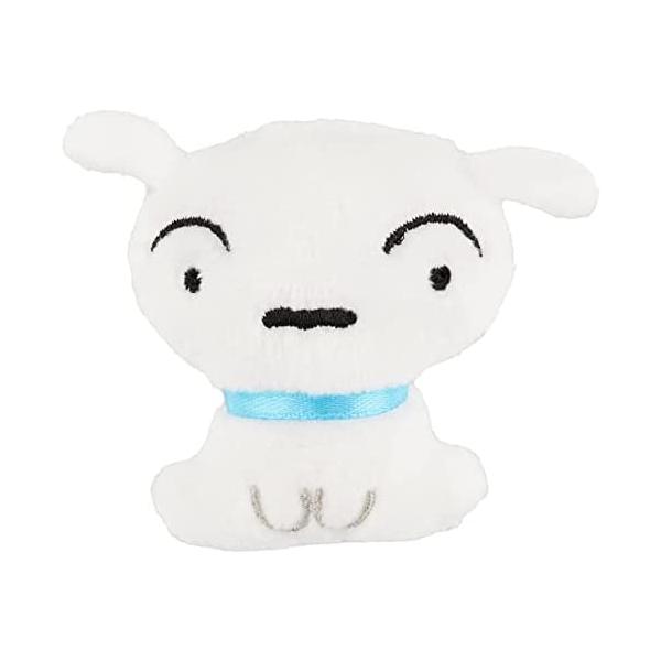 蒙奇奇 - クレヨンシンチャン ヌイグルミバッジ・シロオ座リ 新品 *即納