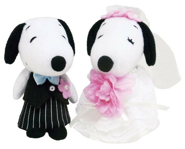 SNOOPY スヌーピー ウェディングドール ベル ミニマスコット 洋風 結婚式 全長約8cm