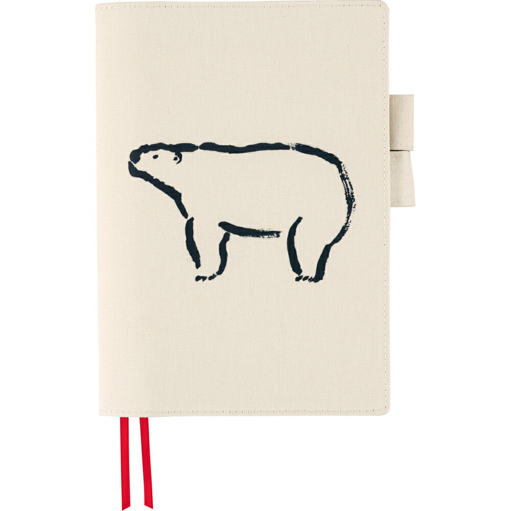 ほぼ日手帳 / 手帳カバー / カズン［A5サイズ］塩川いづみ / シロクマ リラックスのサムネイル