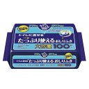 日本製紙クレシア アクティ トイレに流せるたっぷり使えるおしりふき 100枚×24袋 ケース販売 80623